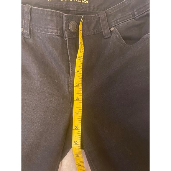 Michael Kors Black Studded Skinny Ankle Women Jeans Size 4 Great Condition - Picture 6 of 14